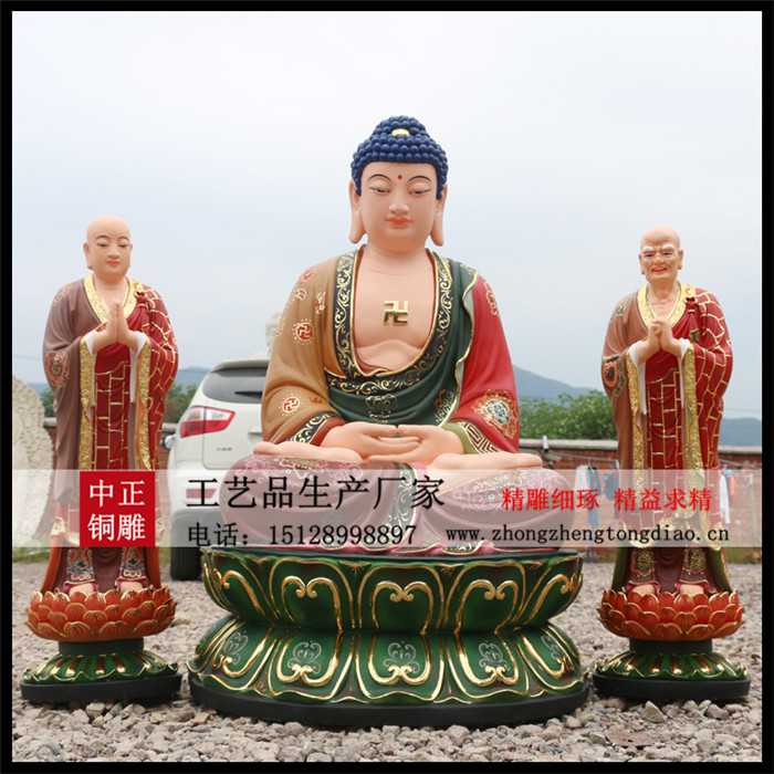 生产释迦牟尼佛铜像_铜佛像铸造厂家欢迎各界人士来样定做。
