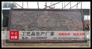 大型铜浮雕铸造厂