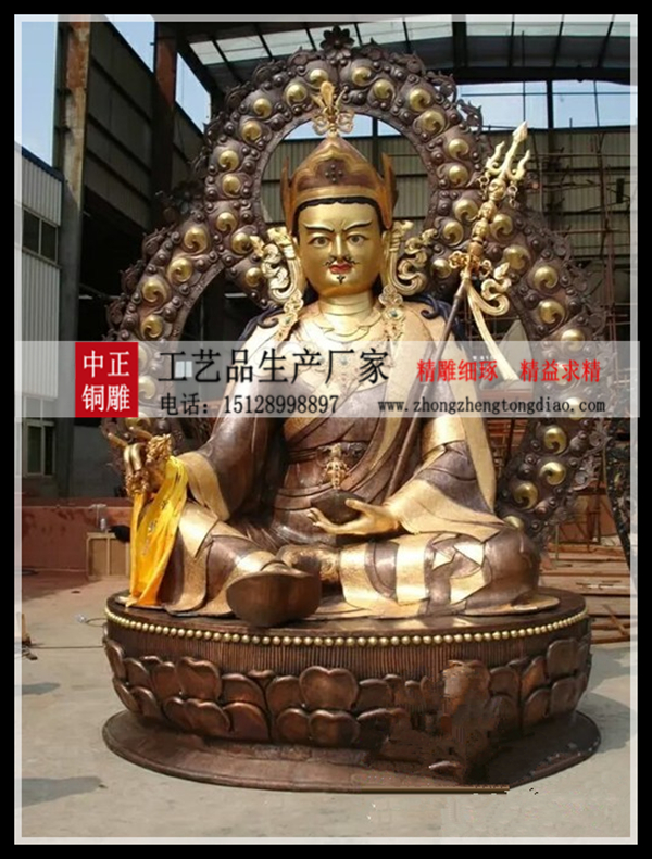 什么是鎏金铜佛像_铜佛像铸造厂专业生产各种铜佛像雕塑，电话；15128998897