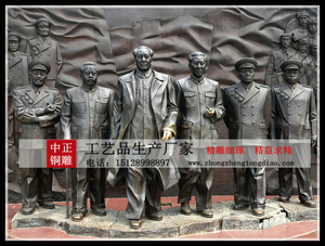 毛主席铜像_