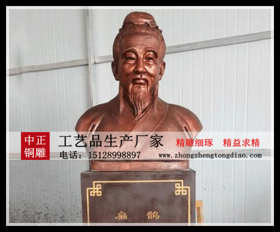 专业生产古代名医铜像_铸铜名医胸像欢迎咨询中正人物铜雕厂家。