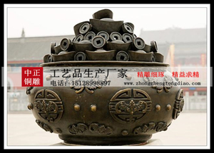 景观雕塑聚宝盆 